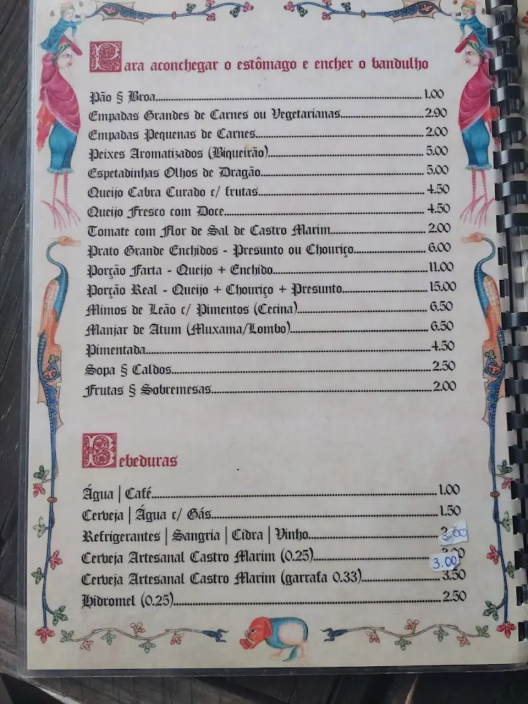 Menu_Taberna Velho Cavalinho_Castro Marim_immagine_4