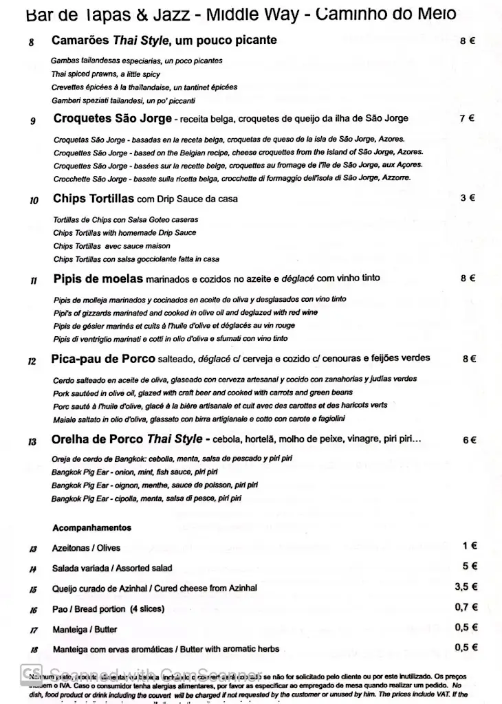 Menu_Middle Way - Caminho do Meio_Castro Marim_immagine_1