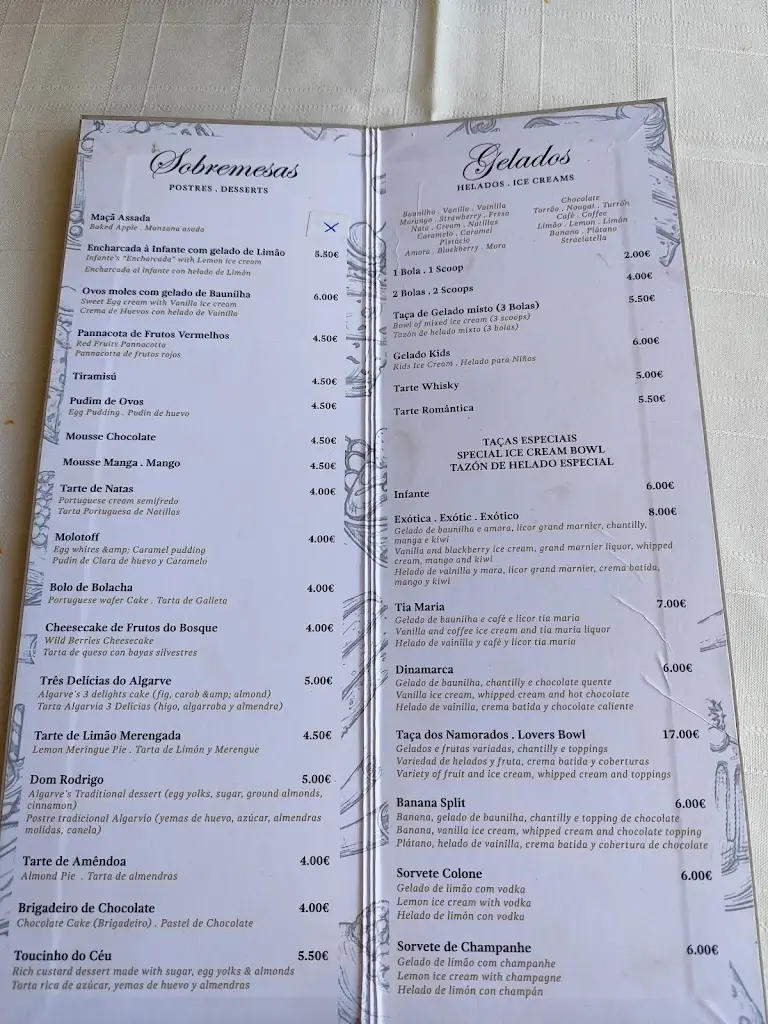 Menu_Restaurante O Infante_Castro Marim_immagine_4