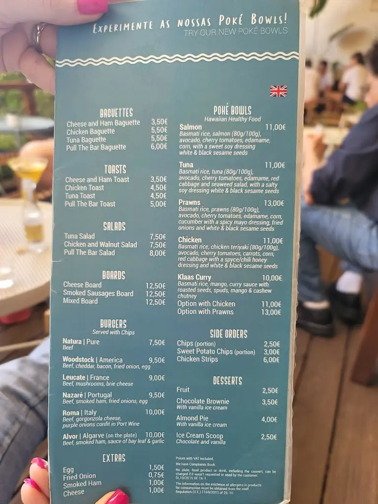 Menu_Pull the Bar_Alvor_imagen_3