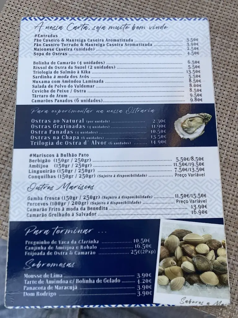 Menu_Ostraria d’ Alvor_Alvor_immagine_4