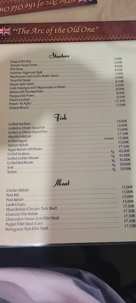 Menu_O Arco da Velha_Alvor_immagine_4