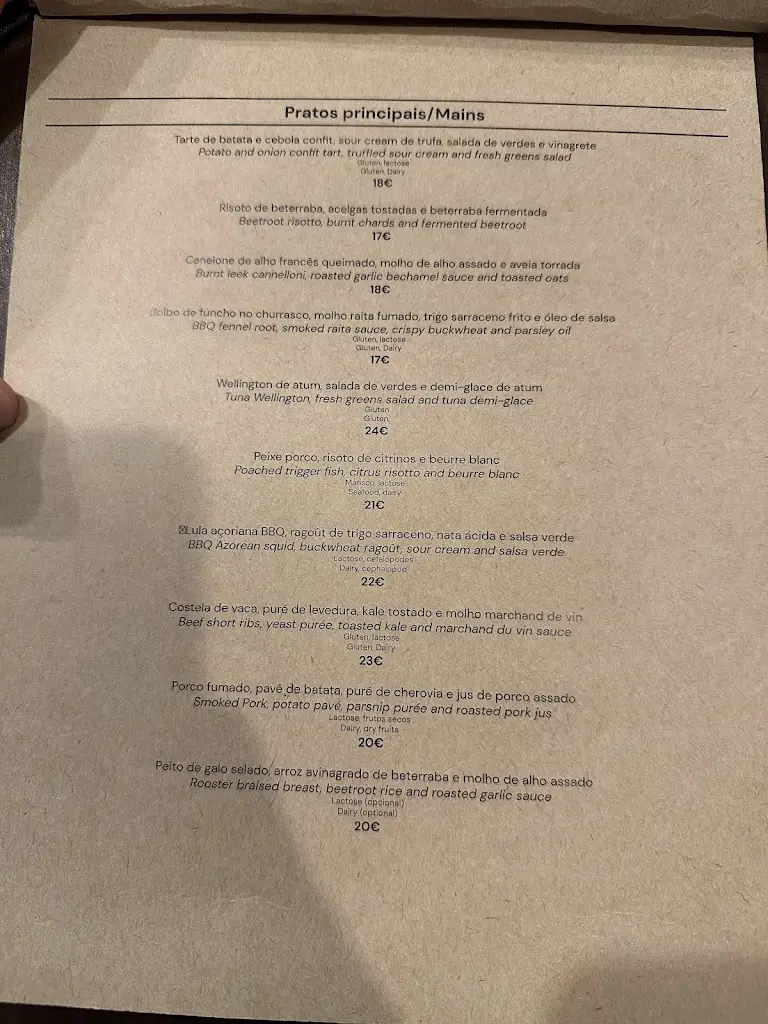 Menu_Santa Barbara Eco Beach Restaurant_Santa Bárbara_immagine_1
