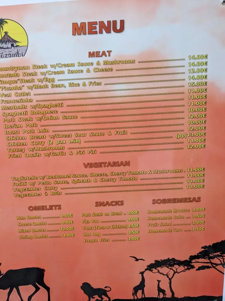 Menu_Restaurante Mozambi_Alvor_immagine_2