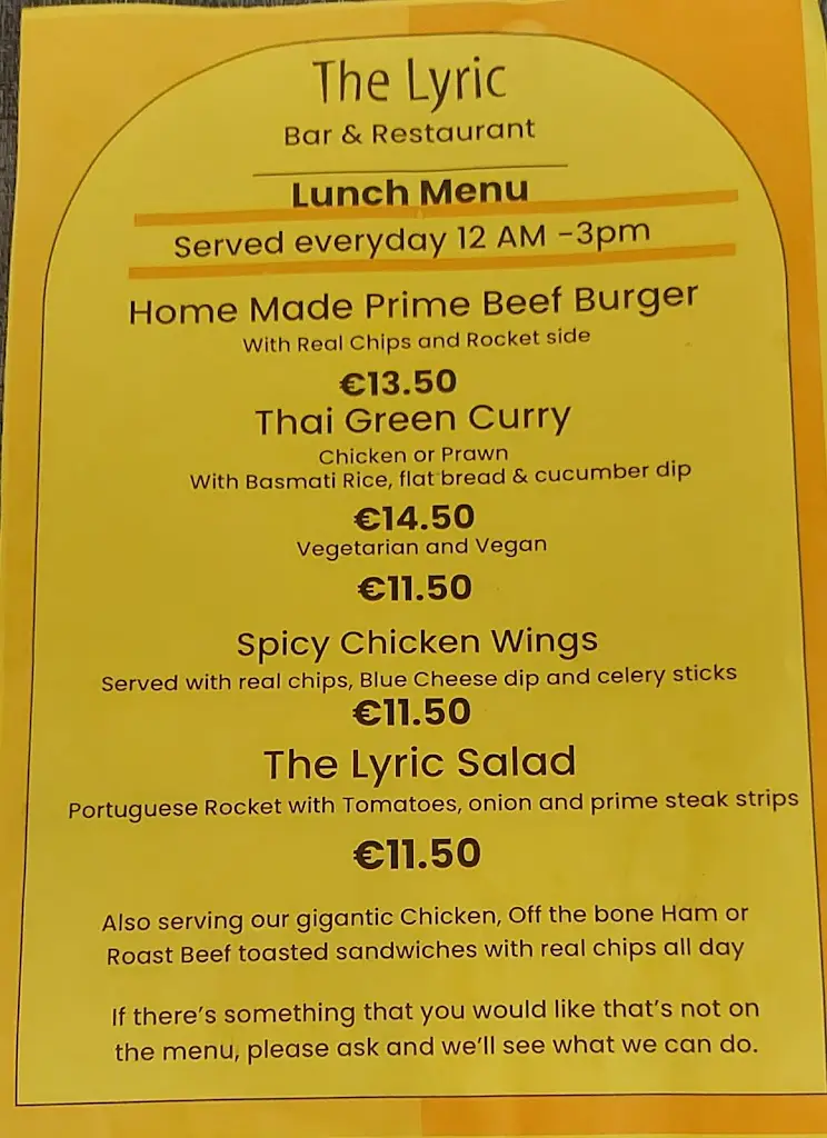 Menu_Restaurante The Lyric_Alvor_immagine_2