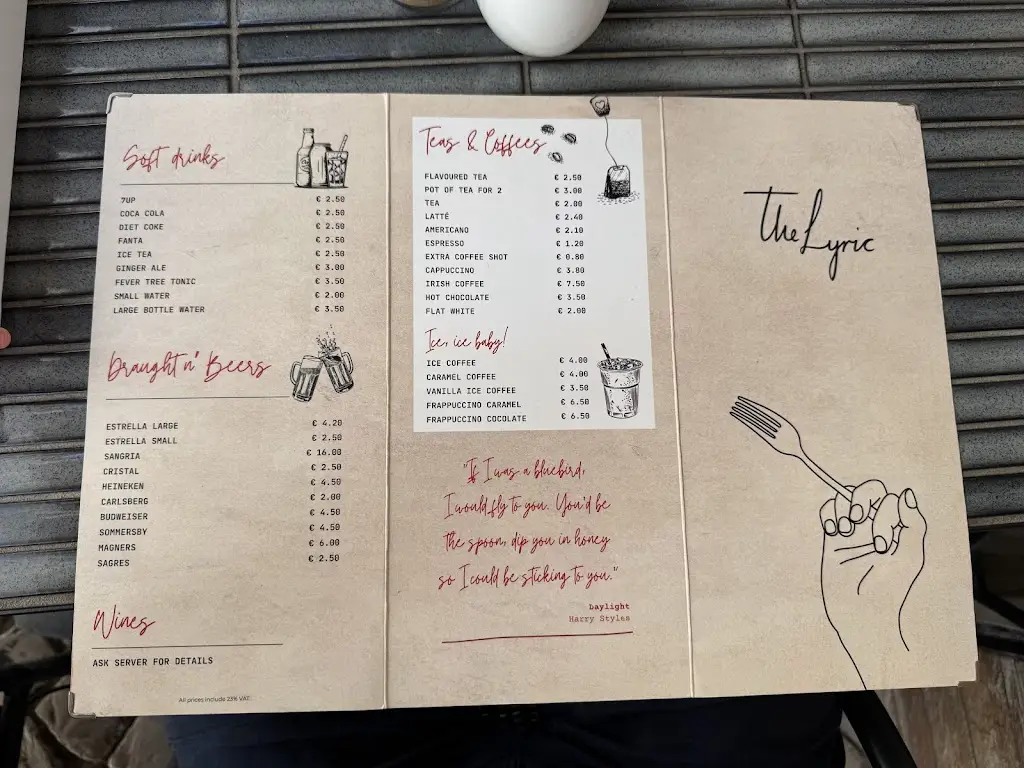 Menu_Restaurante The Lyric_Alvor_immagine_3