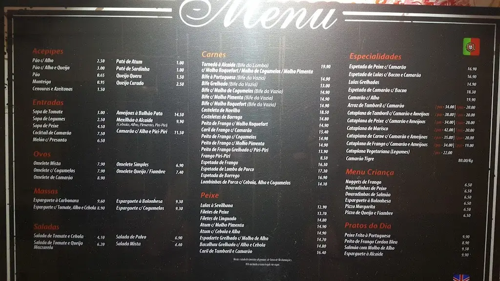 Menu_O Alcaide_Alvor_immagine_2