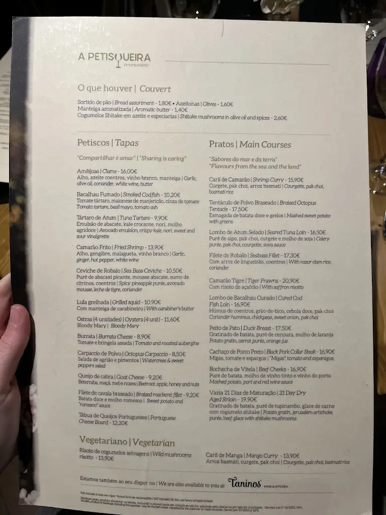 Menu_A Petisqueira_Lagos_immagine_4