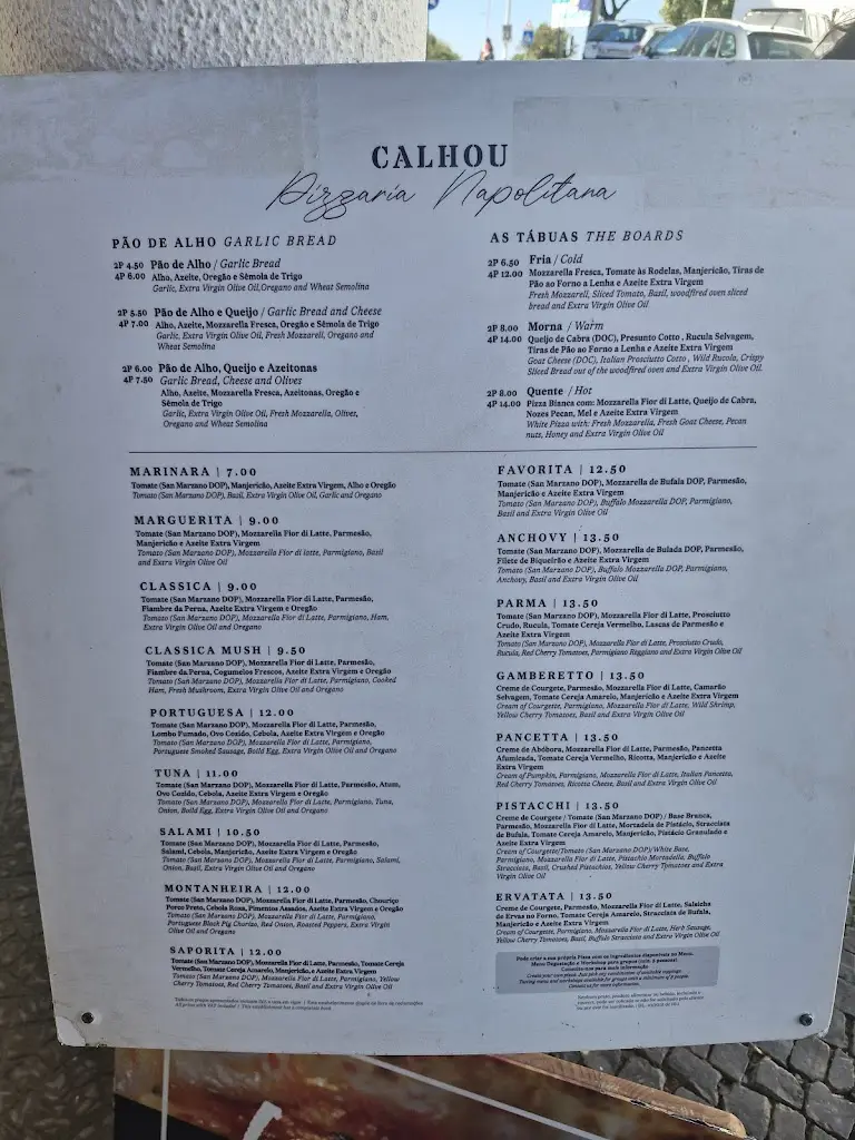 Menu_Calhou Restaurante_Lagos_immagine_1