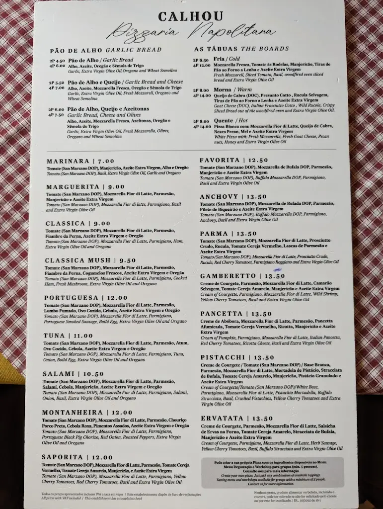 Menu_Calhou Restaurante_Lagos_immagine_4