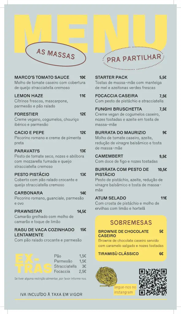 Menu_Pastaria - Anjos_Santa Bárbara_immagine_1