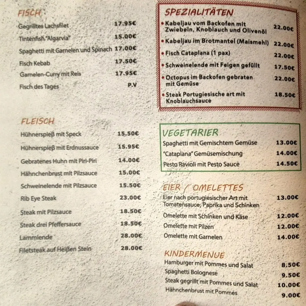 Menu_Restaurante Casa Algarvia_Carvoeiro_immagine_1