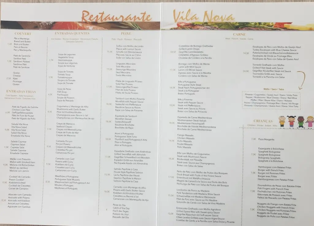Menu_Vila Nova_Carvoeiro_immagine_1