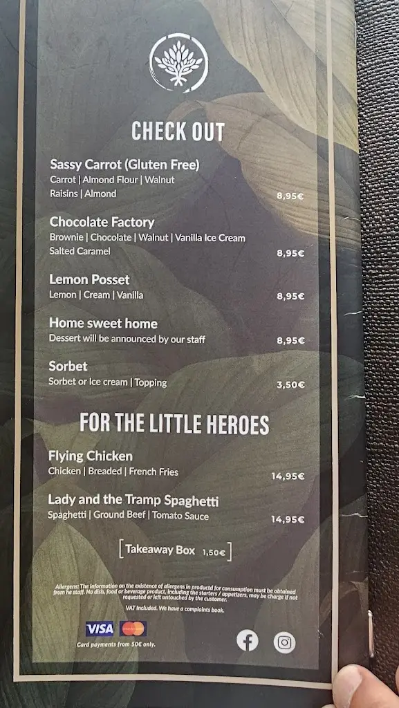 Menu_Restaurante Chef’s Kitchen Carvoeiro_Carvoeiro_immagine_4