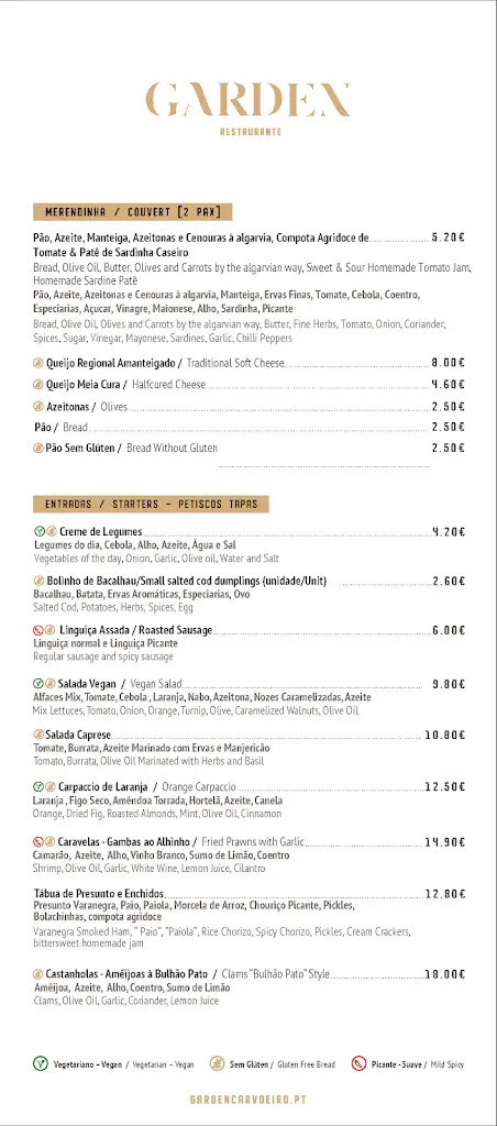 Menu_Garden Carvoeiro | Restaurante & Lounge_Carvoeiro_immagine_3