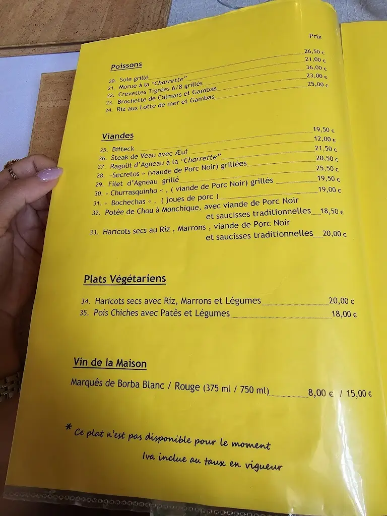 Menu_A Charrete_Monchique_immagine_1