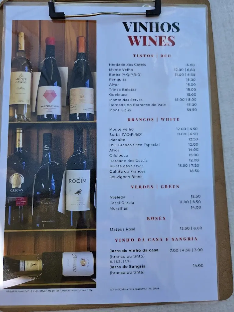 Menu_O Recanto_Monchique_immagine_1