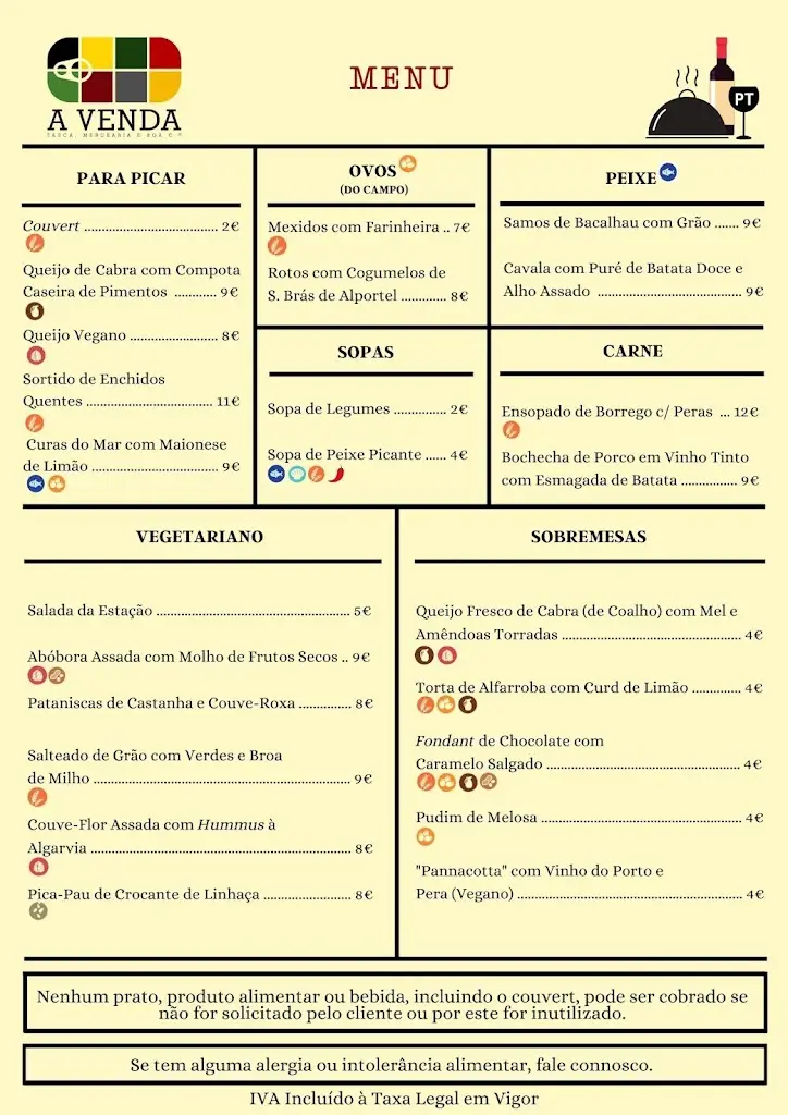 Menu_A Venda_Faro_imagen_1