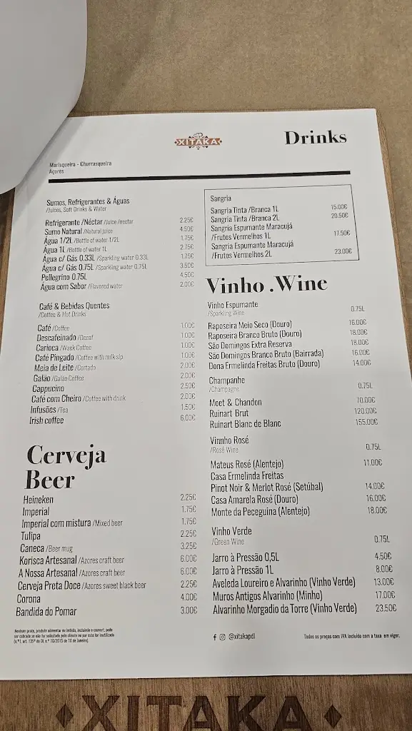 Menu_Xitaka_Arrifes_immagine_2