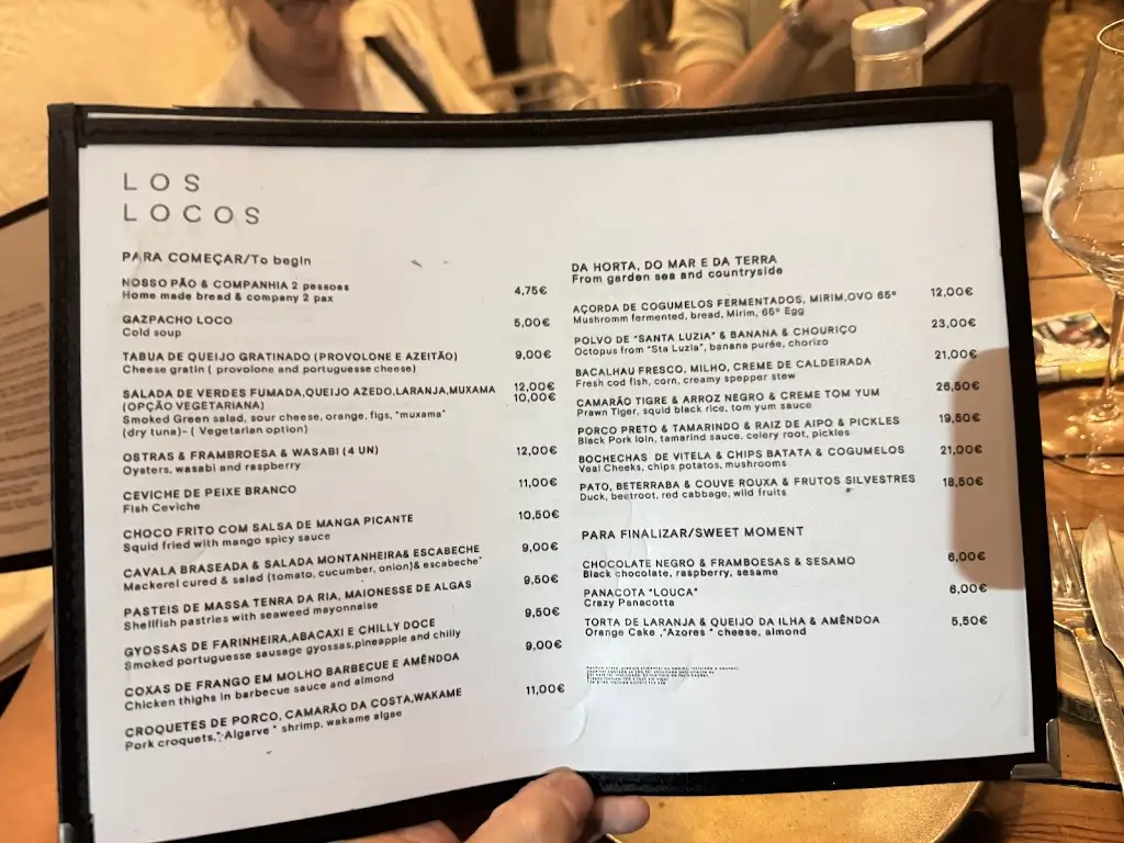 Menu_Los Locos restaurante_Faro_immagine_2