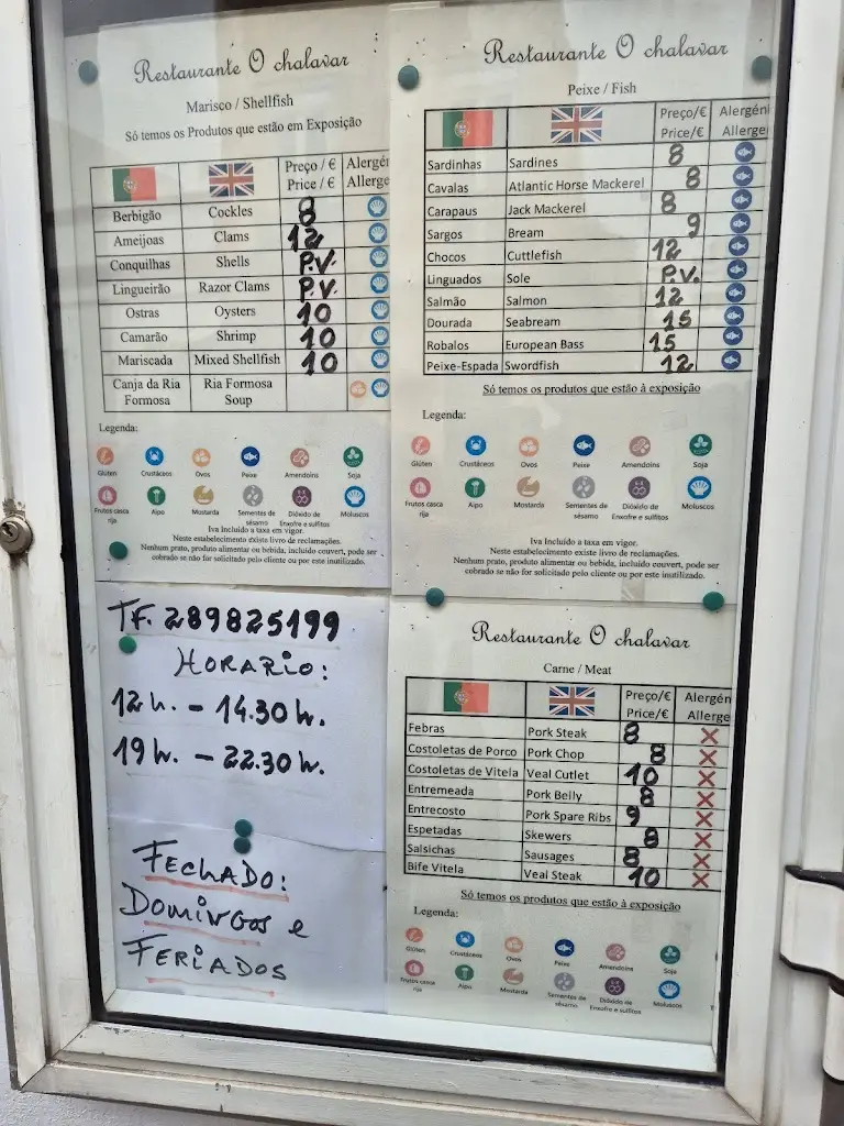 Menu_Restaurante O Chalavar_Faro_immagine_2