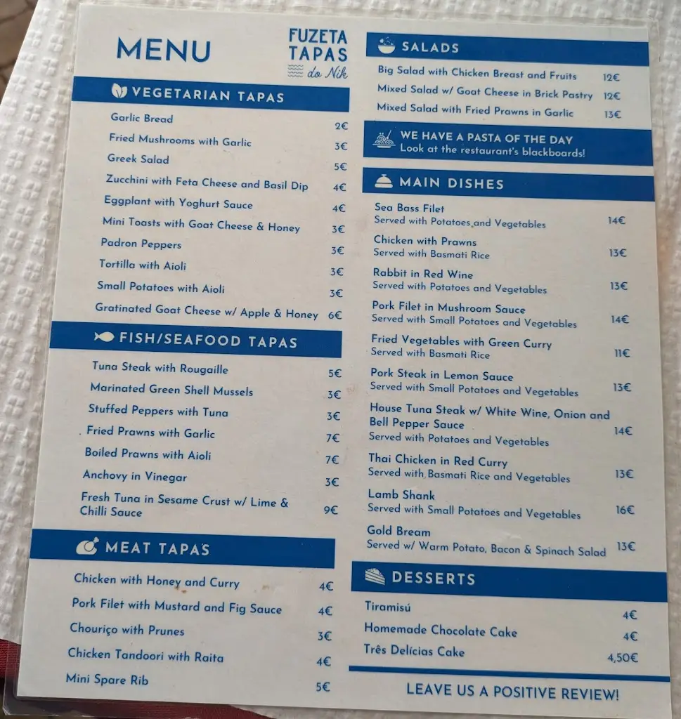 Menu_Restaurante Fuzeta Tapas do Nik_Fuzeta_immagine_4