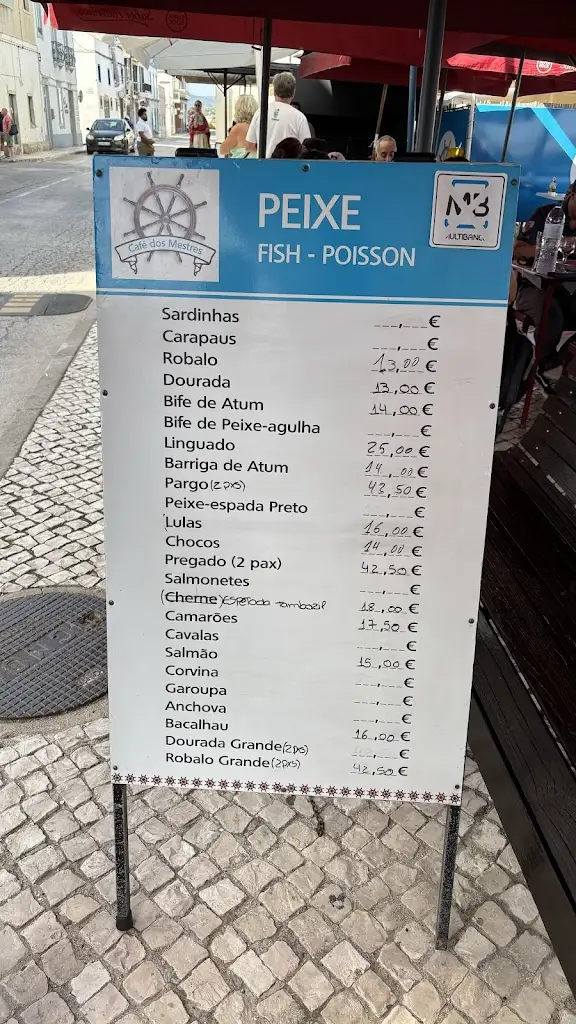 Menü_Cafe dos Mestres_Fuzeta_Bild_1