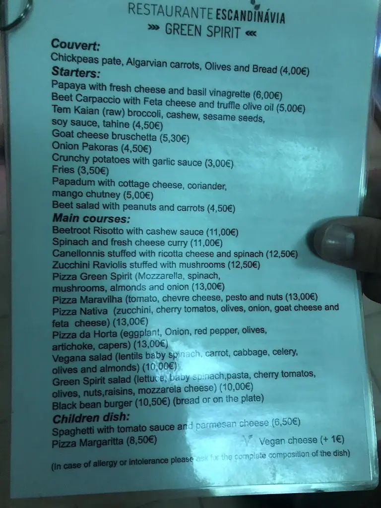 Menu_Restaurante Escandinávia - Green Spirit_Fuzeta_image_1