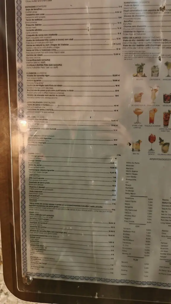 Menu_Iguarias da Vila_Fuzeta_immagine_1