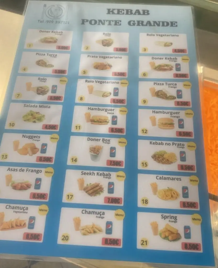 Menu_Restaurante Ponte Grande - O Barretão_Fuzeta_imagen_1