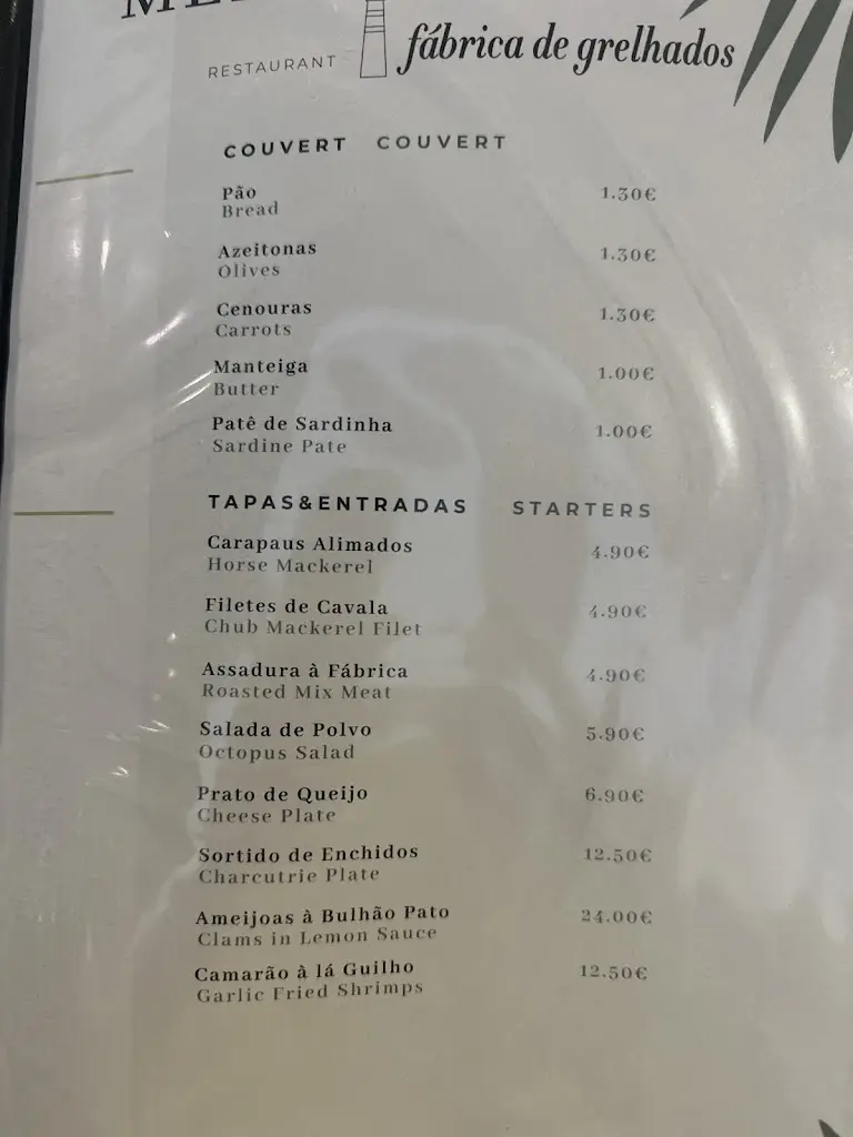 Menu_Fábrica de Grelhados_Parchal_immagine_2