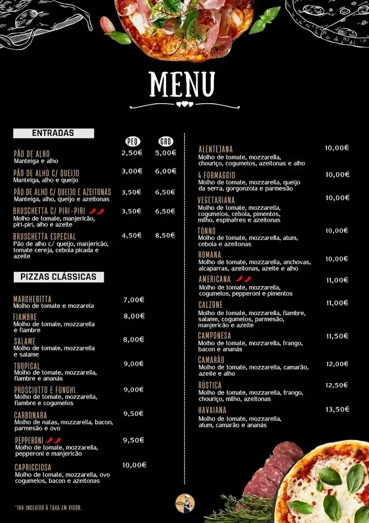 Menu_Pizzaria Miguel Ângelo_Parchal_immagine_1