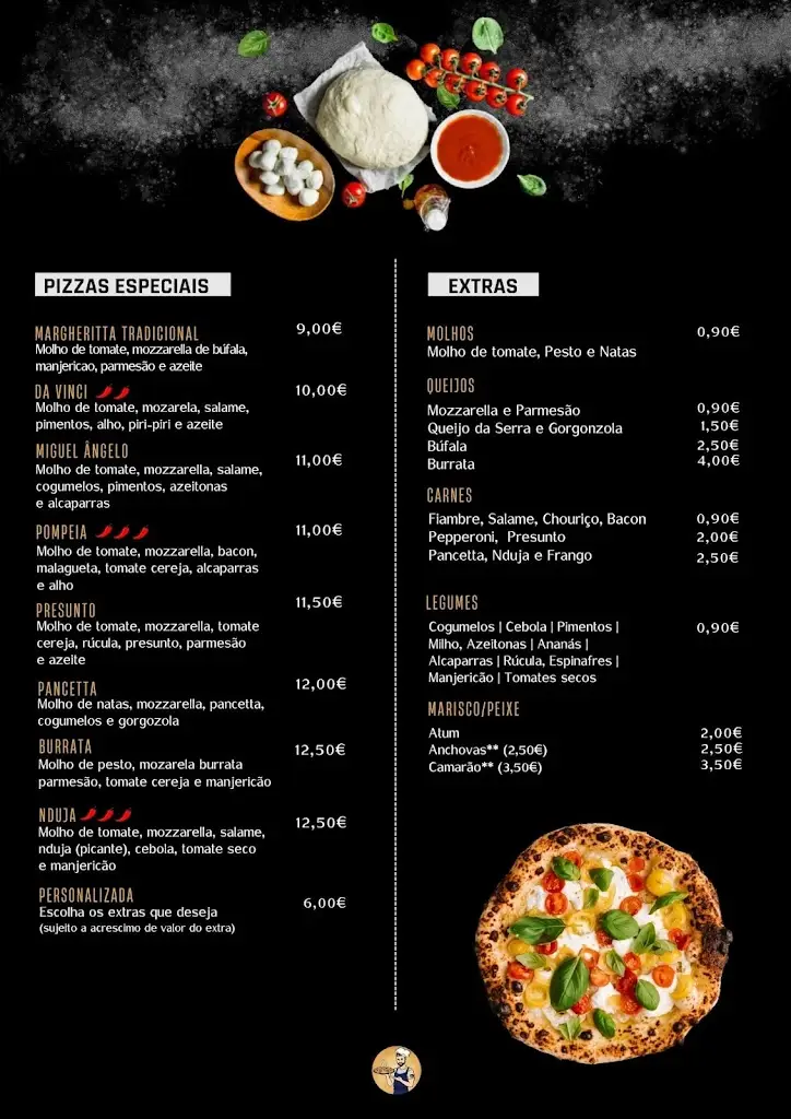 Menu_Pizzaria Miguel Ângelo_Parchal_immagine_2