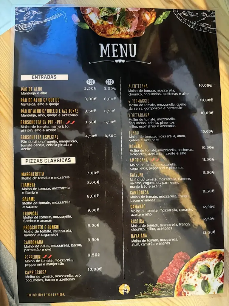 Menu_Pizzaria Miguel Ângelo_Parchal_immagine_3