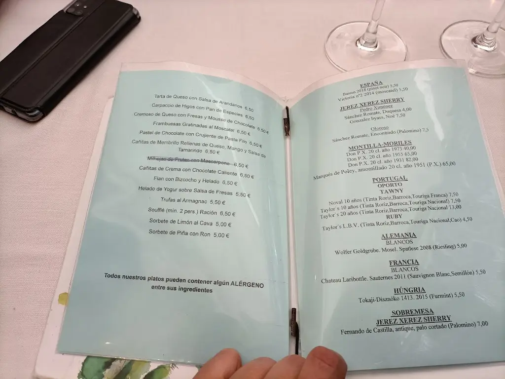 Menu_Restaurante-Bar Sol & Sombra na Lota_Parchal_immagine_2