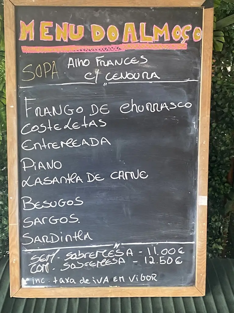 Menu_Restaurante o Silva_Parchal_immagine_1