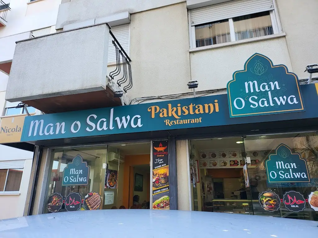 Man o Salwa Halal Food ristorante a Laranjeiro