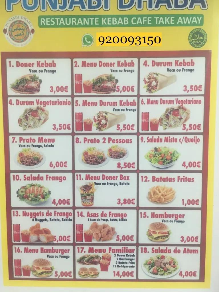 Menu_Family corner cafe and restaurant_Laranjeiro_imagen_2