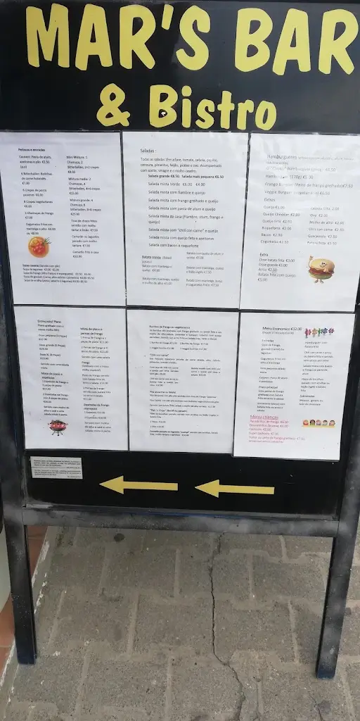 Menu_Mar's Bar and Bistro_Manta Rota_immagine_1