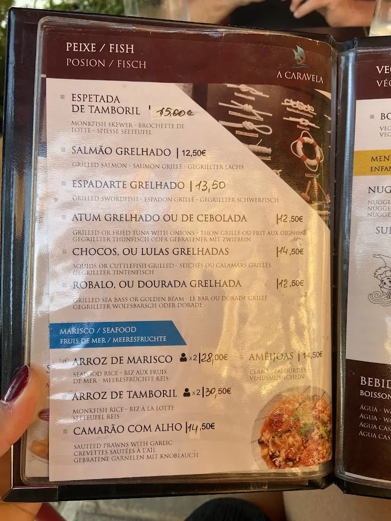 Menu_A Caravela_Moncarapacho_immagine_3