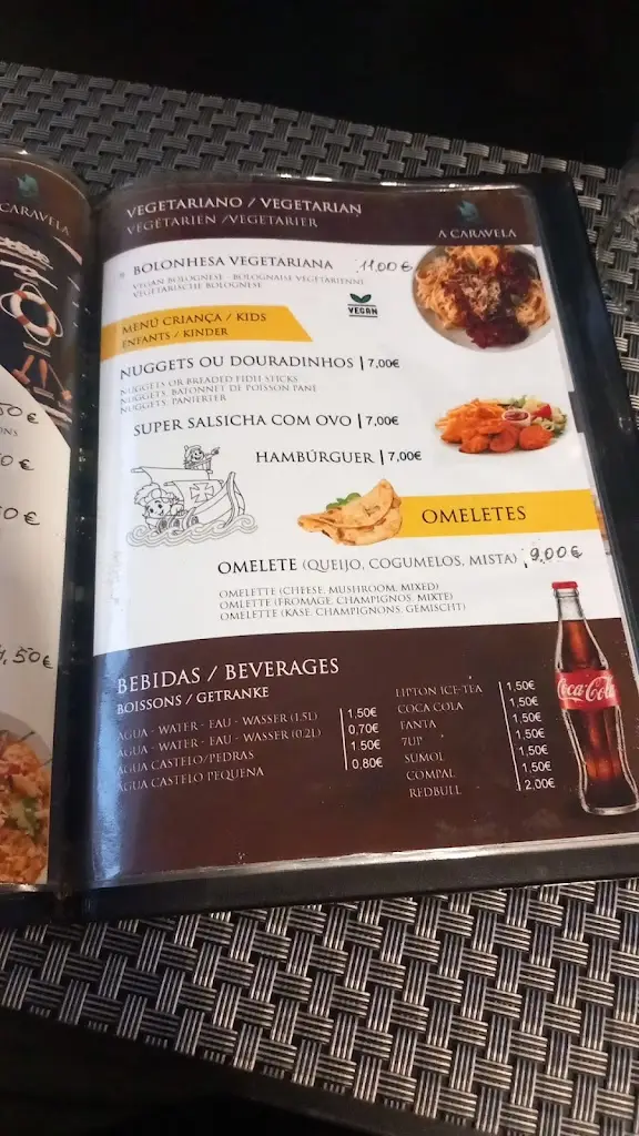 Menu_A Caravela_Moncarapacho_immagine_4