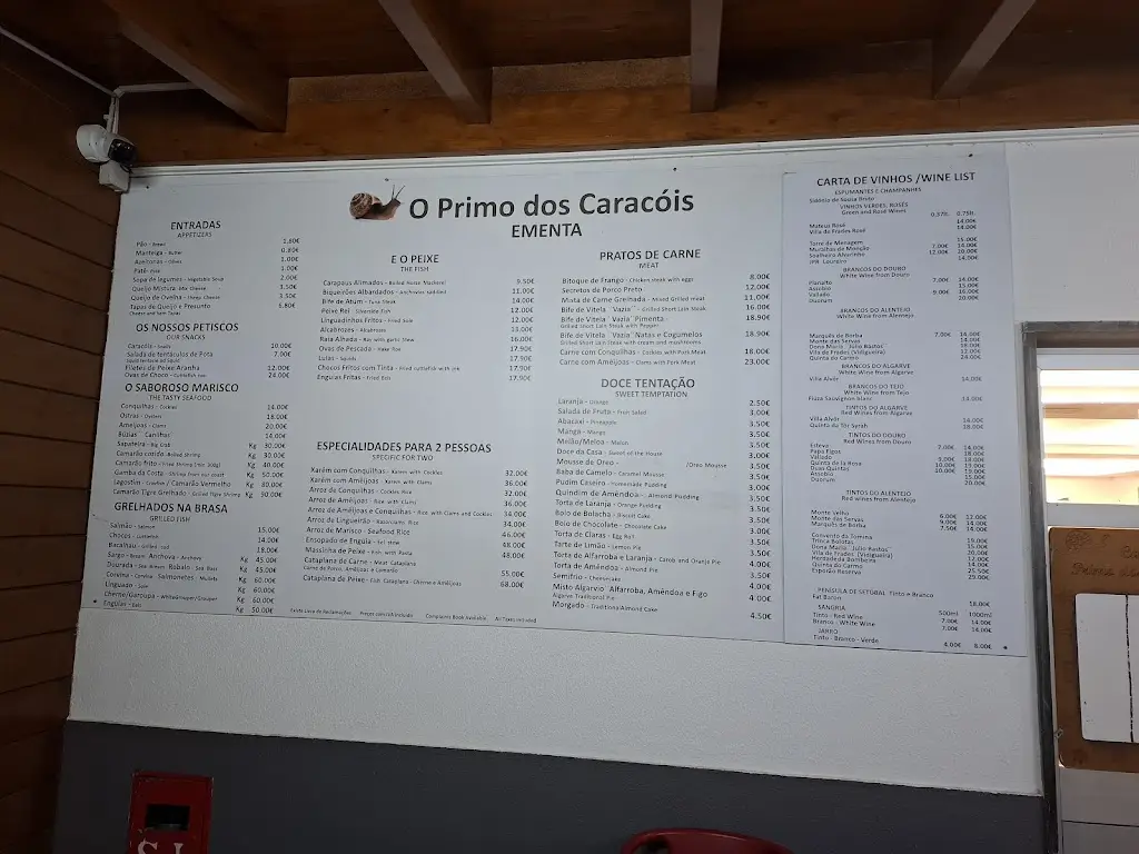Menu_O Primo dos Caracóis_Moncarapacho_image_2