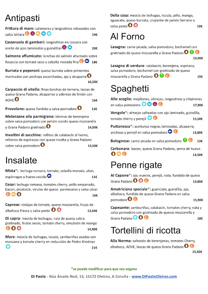 Menu_Da Ana, Restaurante snack-bar_Moncarapacho_immagine_2