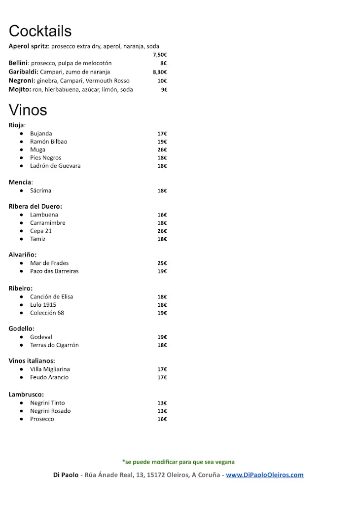 Menu_Da Ana, Restaurante snack-bar_Moncarapacho_immagine_3