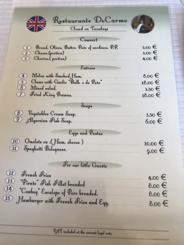 Menu_Restaurante Casa De Pasto Do Carmo_Moncarapacho_immagine_3