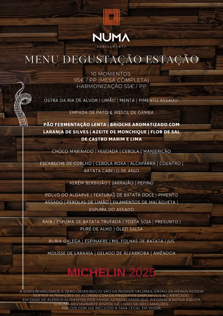 Menu_NUMA Restaurante_Portimão_immagine_1