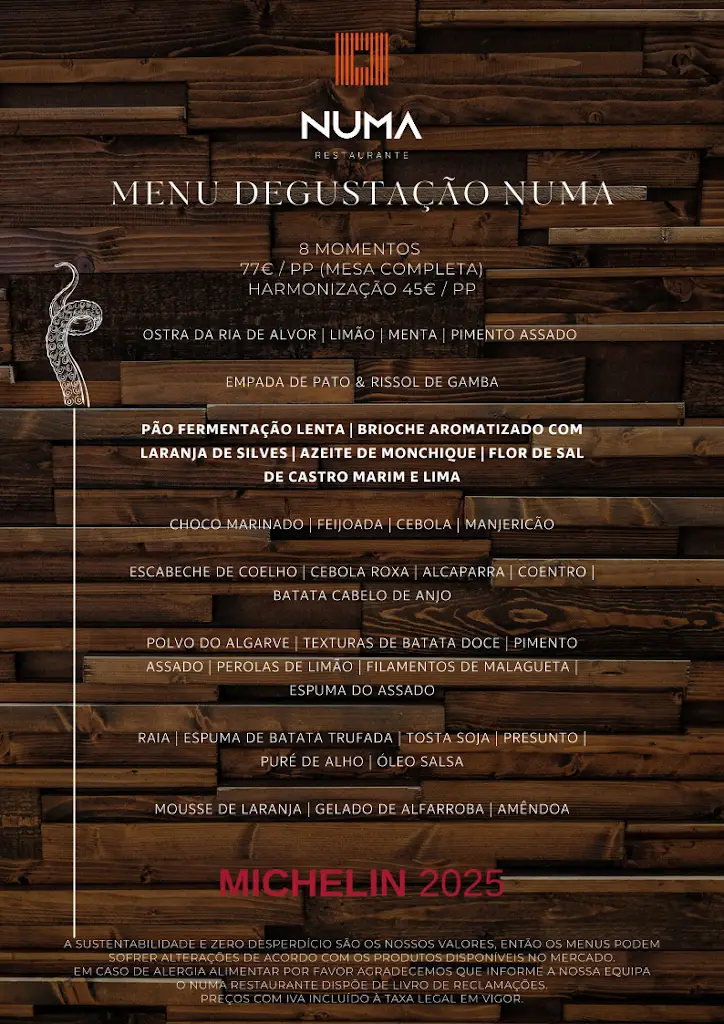 Menu_NUMA Restaurante_Portimão_immagine_2
