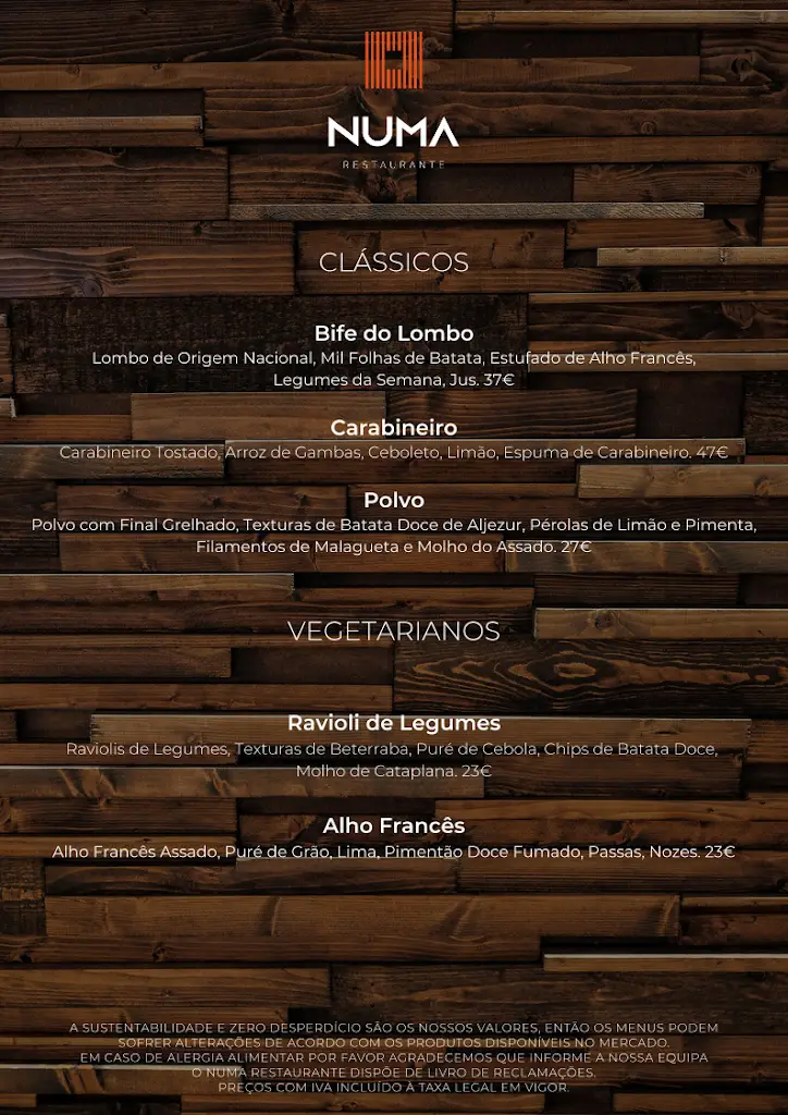 Menu_NUMA Restaurante_Portimão_immagine_4