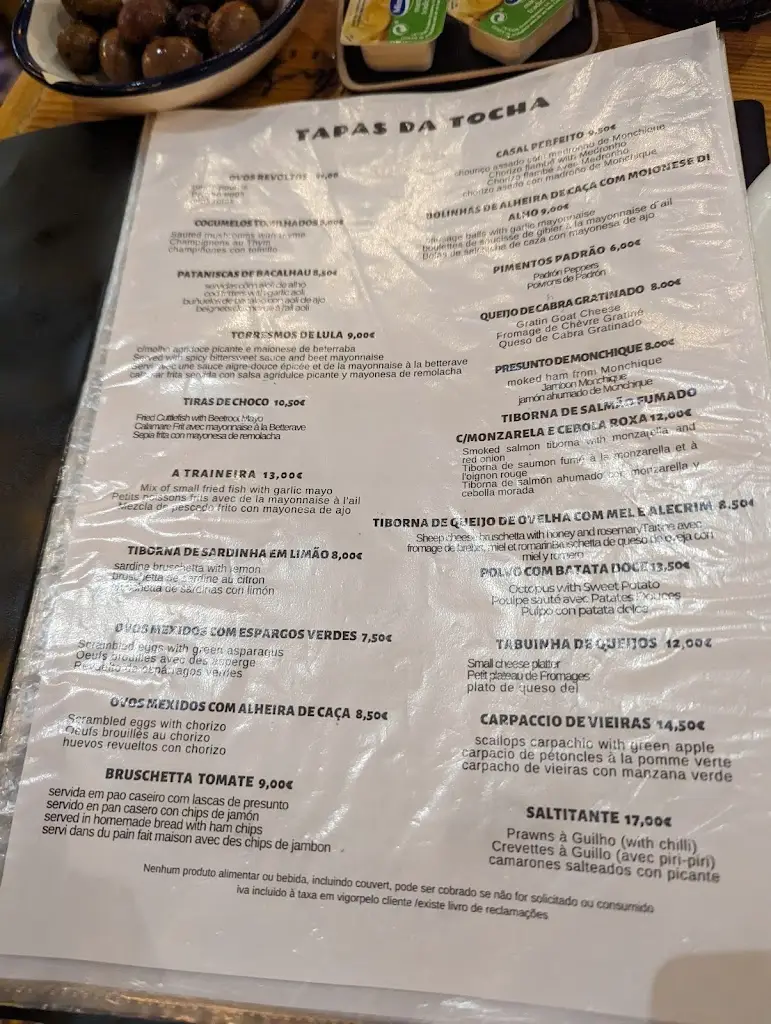 Menu_Restaurante Casa da Tocha_Portimão_imagen_4