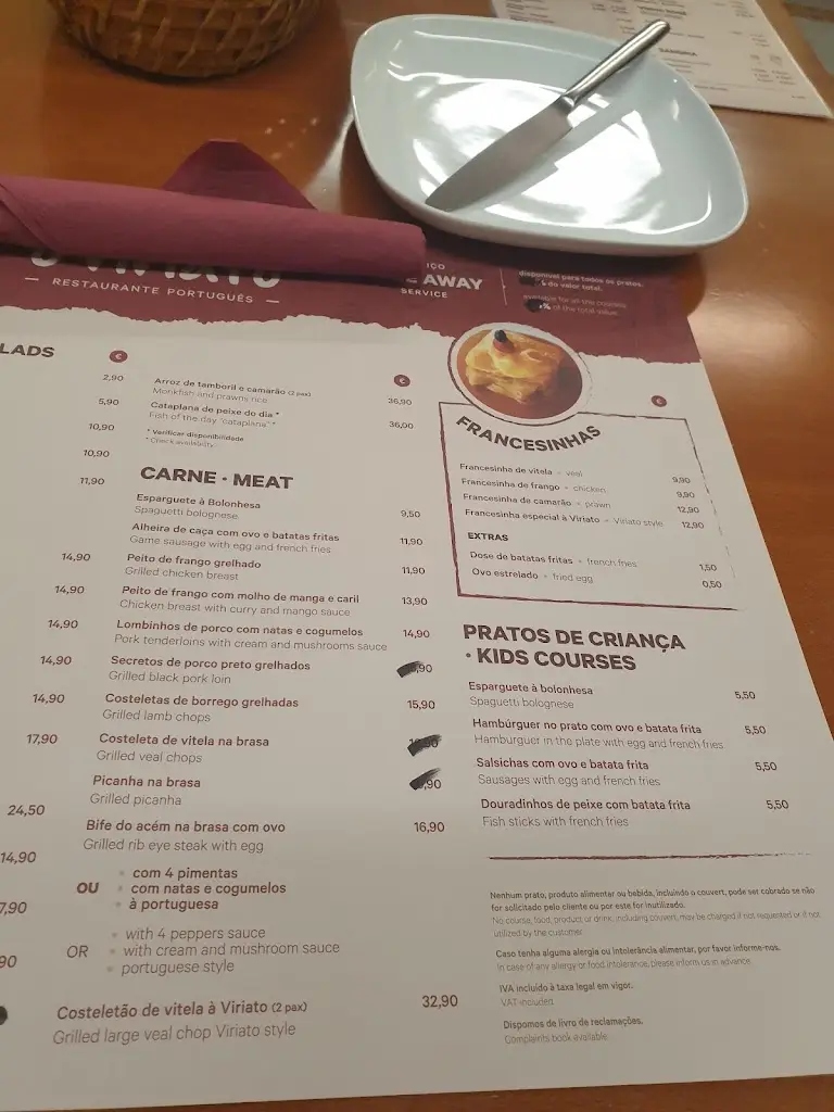 Menu_O Viriato_Portimão_immagine_3